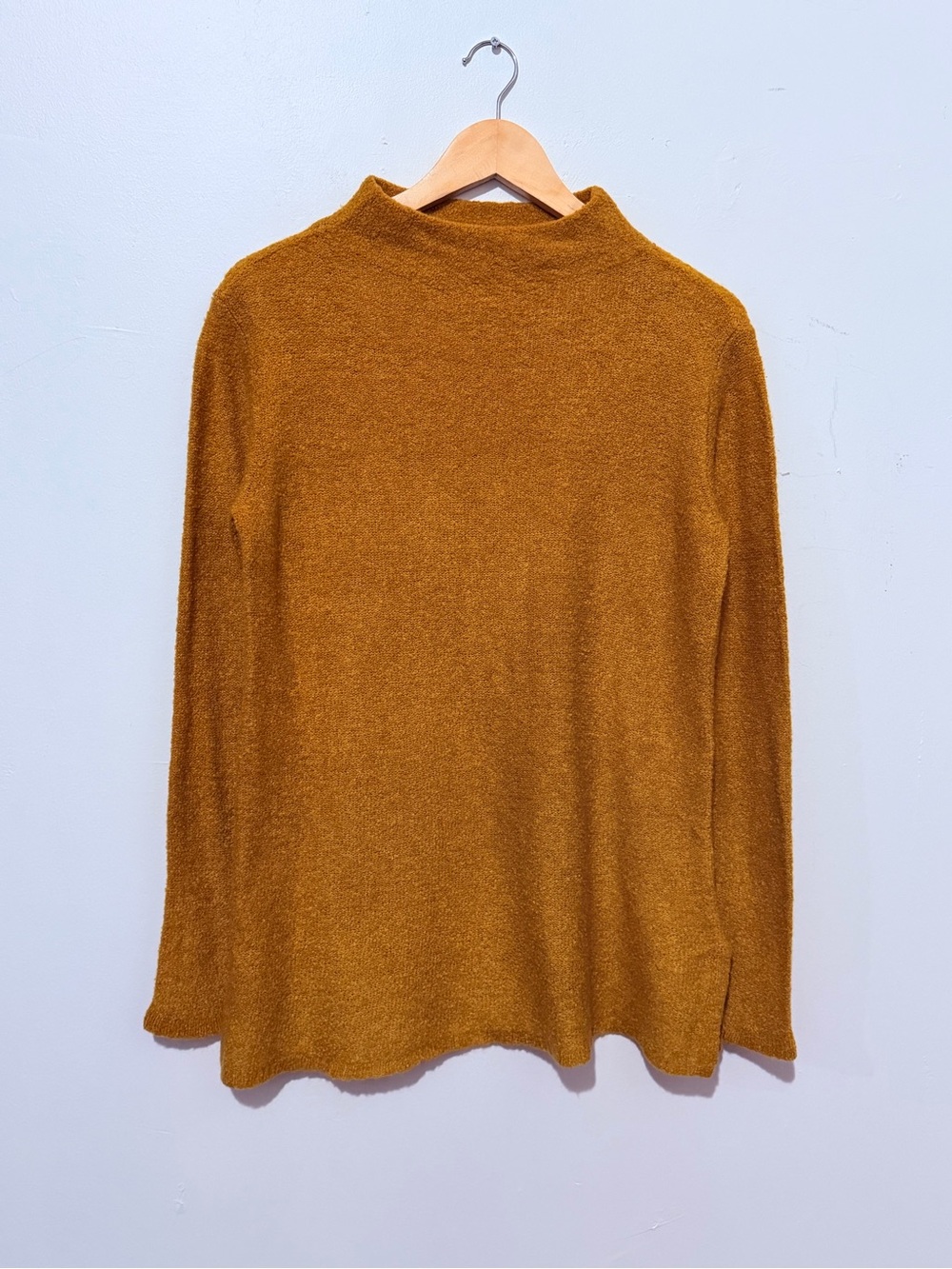Old Navy Women's Mock Neck Sweater - Mustard Gold